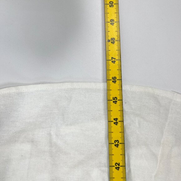 NWOT Farm Rio Linen Blend White Sleeveless Maxi Dress Size S - Picture 11 of 12